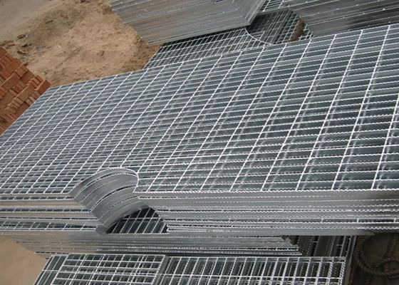 Sàn có khóa áp lực rèn lối đi Lưới thép cho giá kho