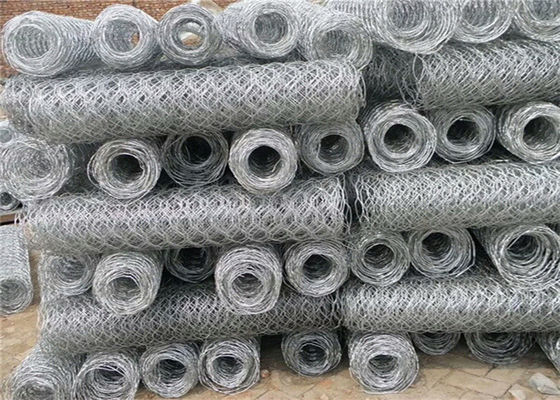 Giỏ đá tráng nhựa Dây lưới gà với lỗ nhỏ