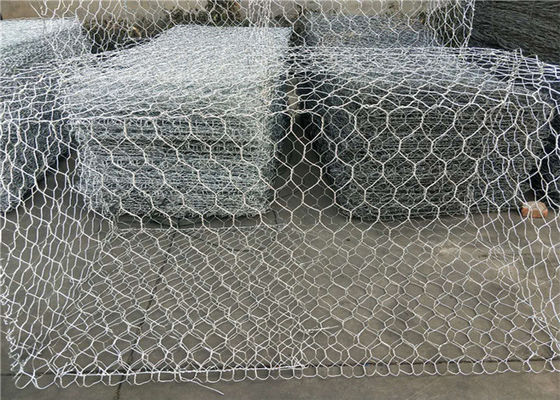 Tuổi thọ cao PVC tráng lưới lục giác mạ kẽm nhúng nóng 80 * 100mm