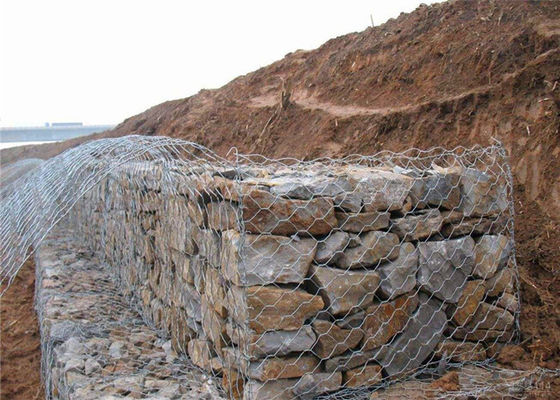 Rọ đá hình lục giác Lồng lưới Rọ lưới bằng thép không gỉ Chiều rộng 2m Rọ đá bằng thép không gỉ