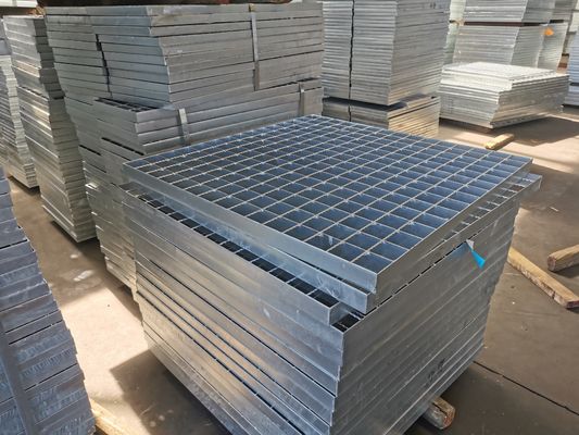 Lưới thép mạ kẽm loại phẳng 76mm Lưới tản nhiệt Cầu thang Tiêu chuẩn NAAMM