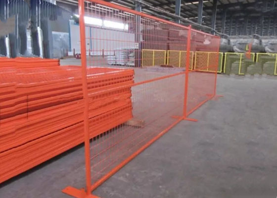 Tấm hàng rào tạm thời mạ kẽm sơn tĩnh điện 300mm Màu tùy chỉnh