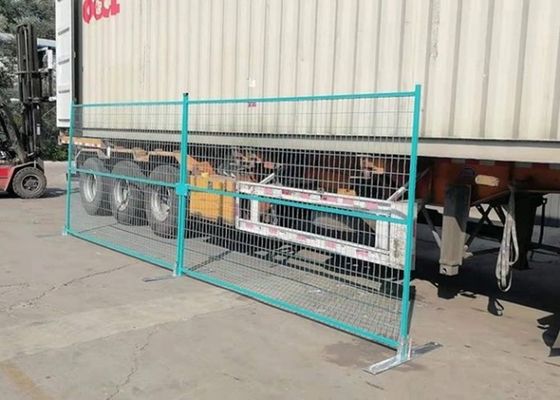 Tấm hàng rào tạm thời được tráng PVC Đường kính dây 5,0mm được xử lý nhiệt
