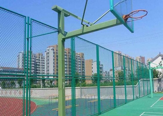Chiều cao 4.0mm Nhúng nóng 6FT Hàng rào liên kết chuỗi kim cương cho hàng rào đường cao tốc