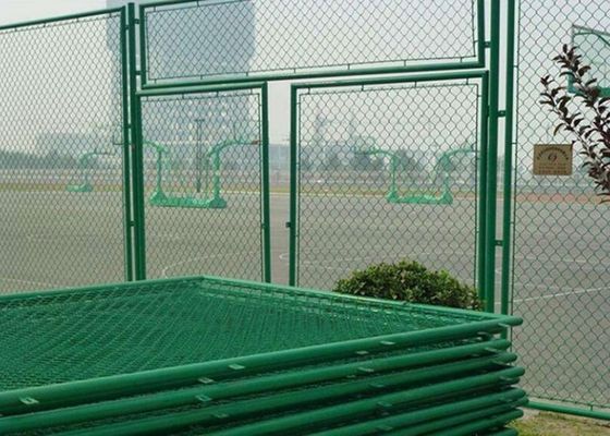 Chiều cao 4.0mm Nhúng nóng 6FT Hàng rào liên kết chuỗi kim cương cho hàng rào đường cao tốc